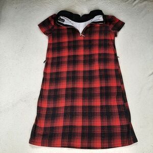 Forever 21 Plaid Sleeveless Shirt Dress Size 11/12